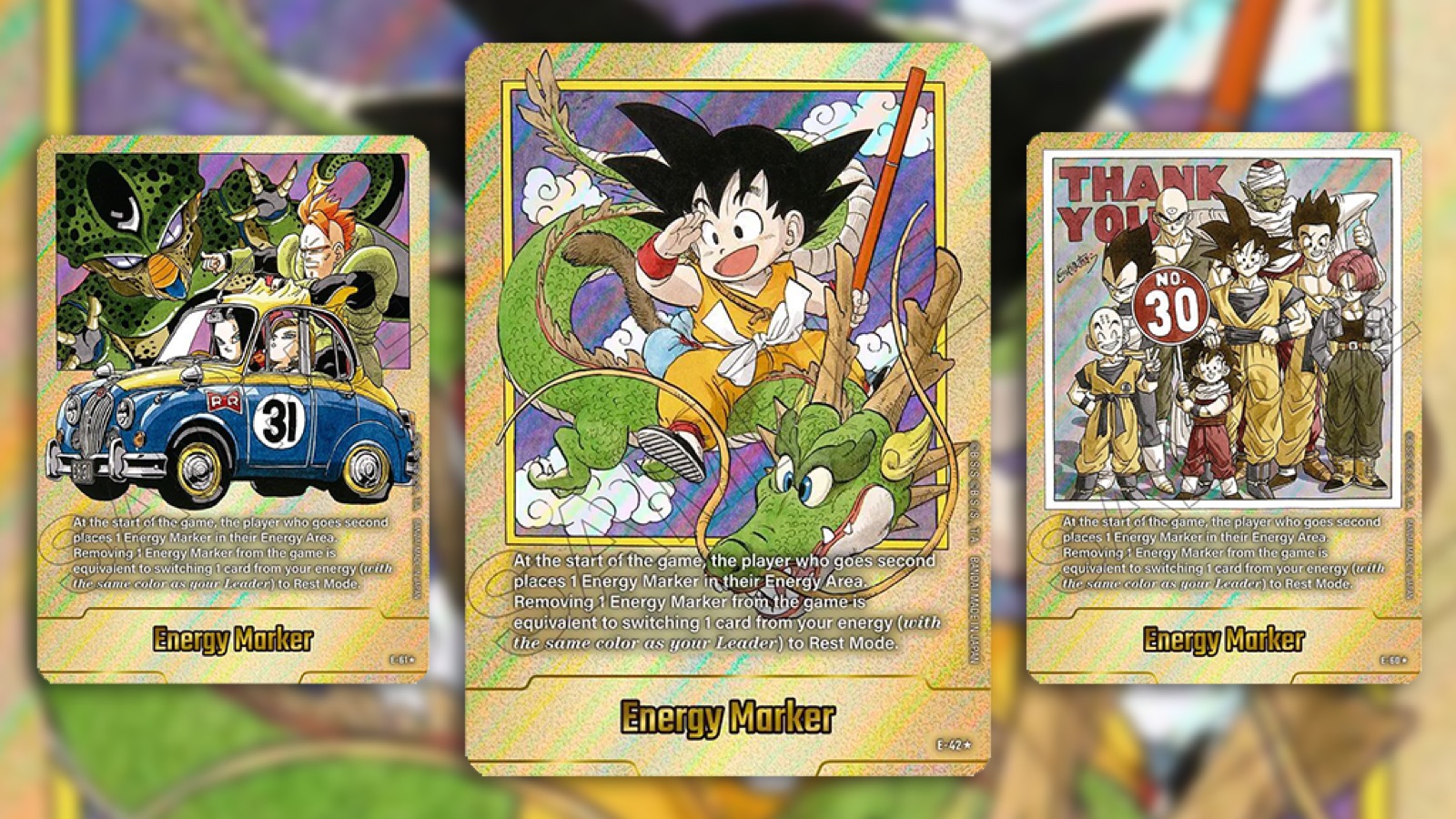 dragon ball card product photo